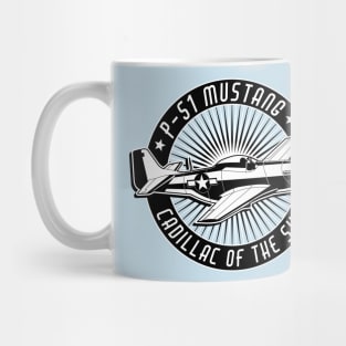 P-51 Mustang Cadillac of the Sky Mug